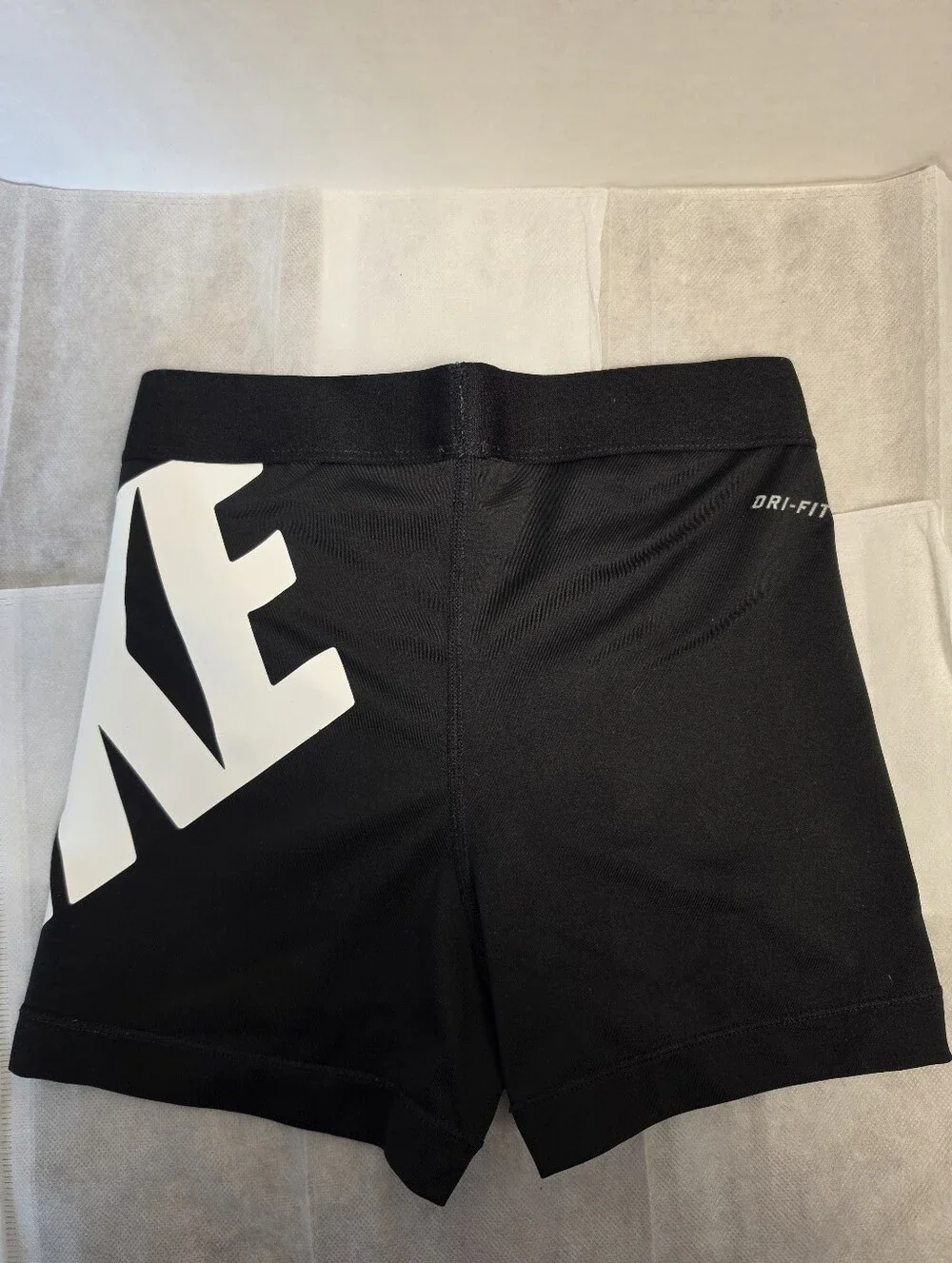 Nike Pro Black Graphic Logo Compression Shorts - Size Small